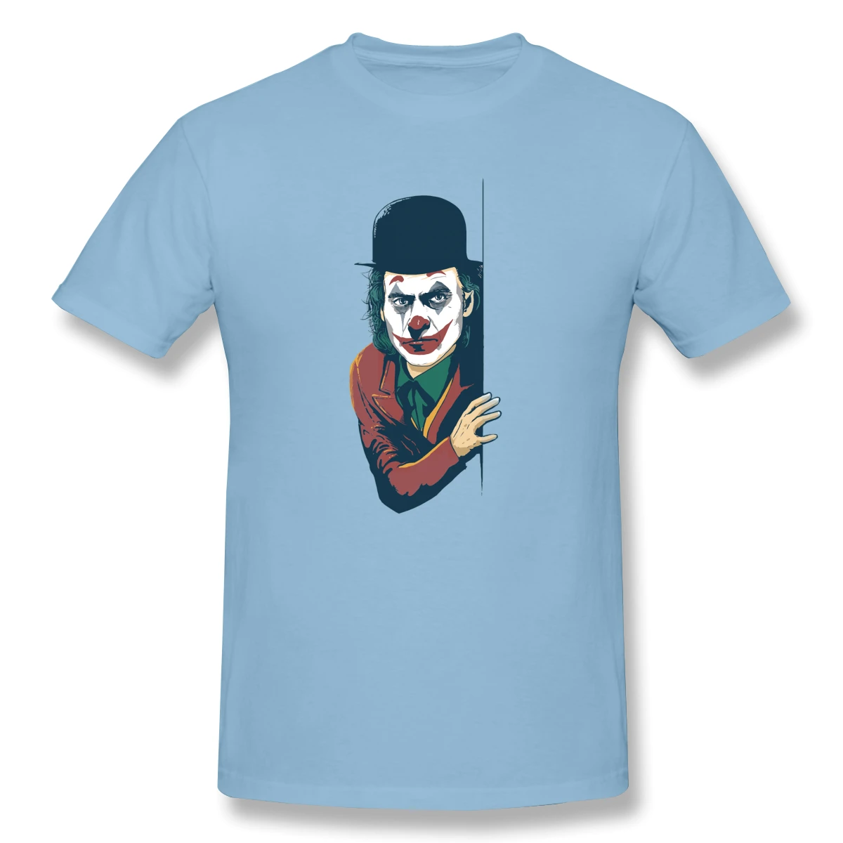 

943. Футболка мужская с коротким рукавом, базовая тенниска с изображением клоуна и юмора, европейские размеры