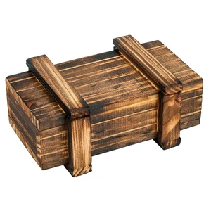 Новая магия интеллекта деревянный пазл с секретом коробка отсек подарок головоломка новый высококачественный отсек подарок головоломка