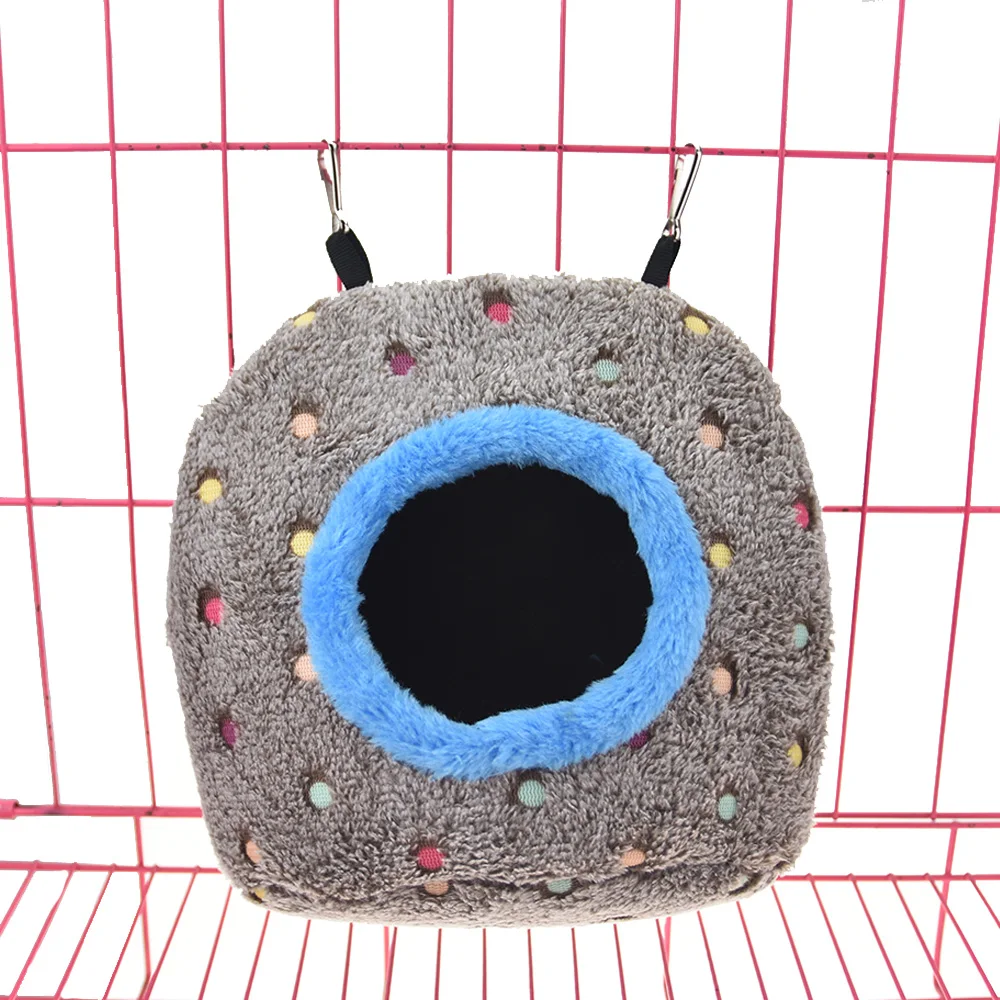 Птицы искусственный попугай подвесная качающаяся кровать для клетки Finch укрытие