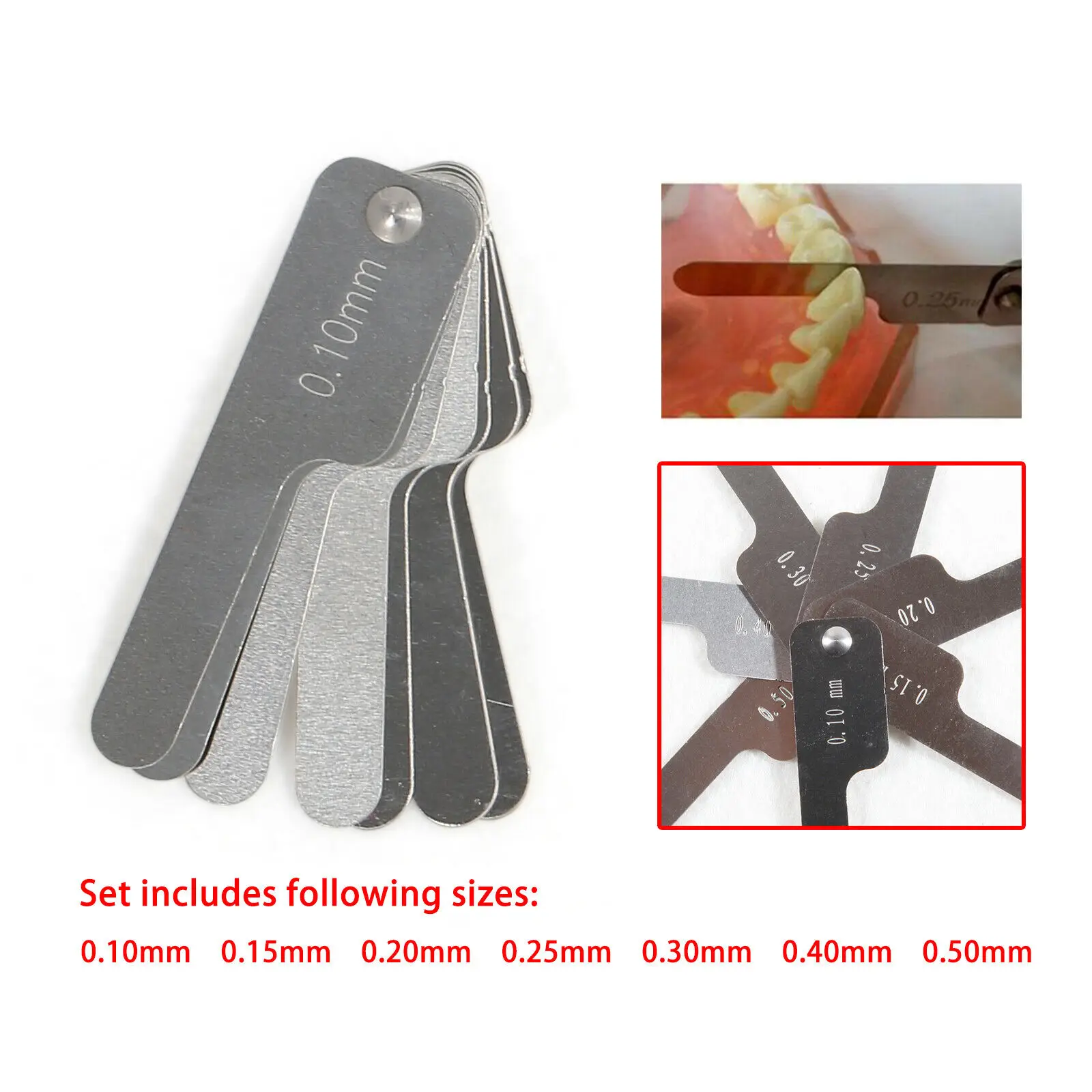 Стоматологический ортодонтический интерпроксимальный измерительный Калибр IPR 1