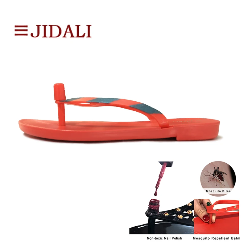JIDALI/Модная обувь женские шлепанцы нетоксичный лак для ногтей или
