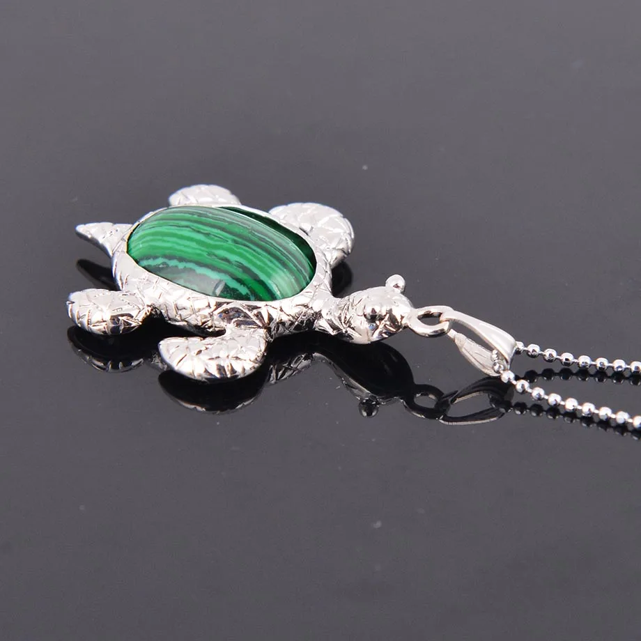 Новая Зеландия натуральный камень Черепаха Счастливое животное кулон ожерелье