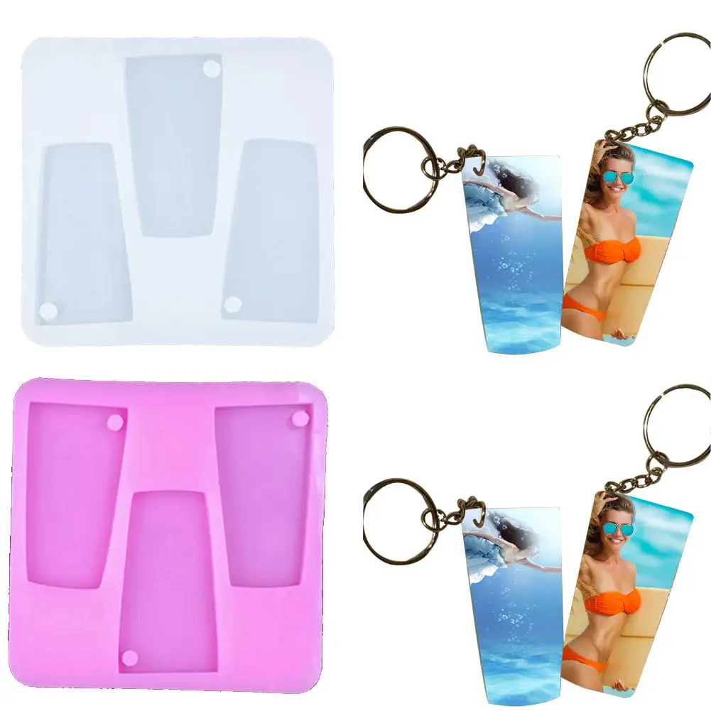 DIY блестящая вода в форме бокала силиконовый стакан Форма Брелоки форма для