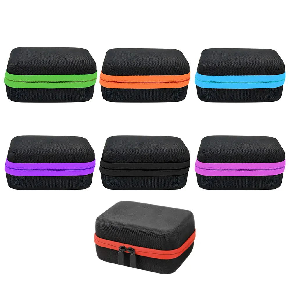 

Essential Oil Organizer Box Aromatherapy Oil Storage Case With Zipper Travel 12 Slots Organizer Perfume Case For Travel Outdoor