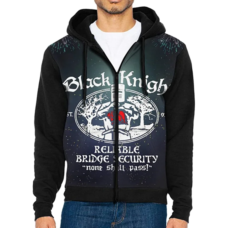 

Men's Jacket Fashion Sweatshirt Long Sleeve Pullover Hoodie Tshirt Full Zip Baseball Jacket Black retro t shirt harajuku