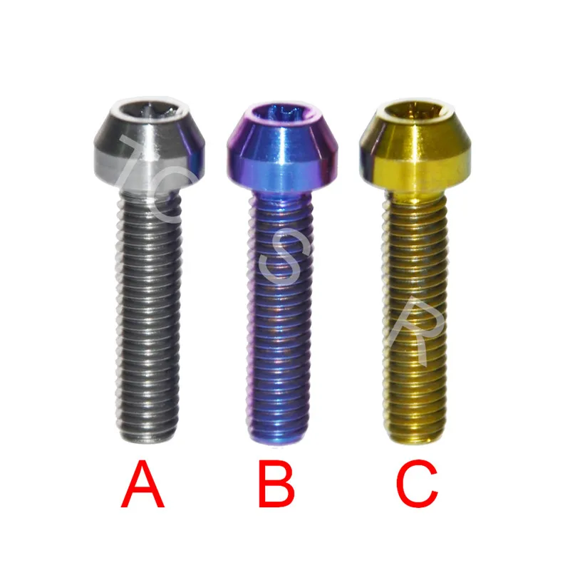 2 шт. титановые болты M6 x 25 класс 5 для гоночного мотоцикла|titanium bolts|bolts titaniumtitanium m6 bolt
