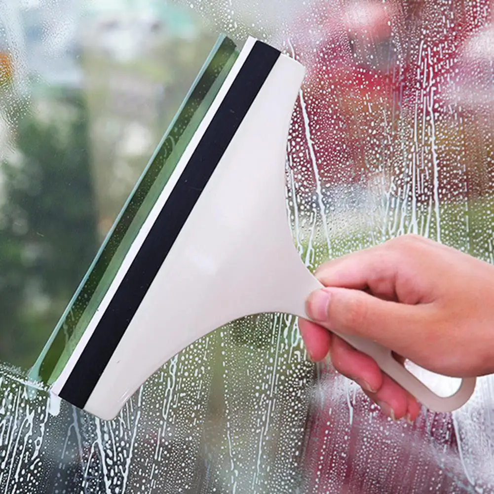 

10Pcs Car Windshield Window Cleaning Brushes Rubber Scraper Auto Cleaning Squeegee Wiper Blades Household Glass Scraper Cleaner