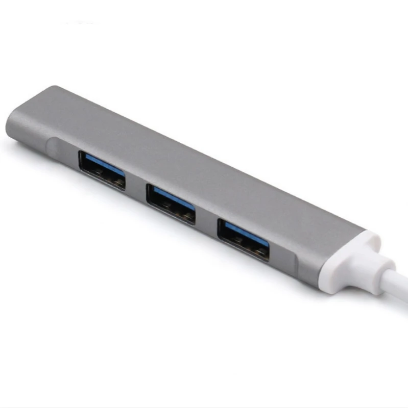 Концентратор USB C 3 0 Type 1 4 порта мультиразветвитель адаптер OTG для Lenovo Xiaomi Macbook Pro 13 15