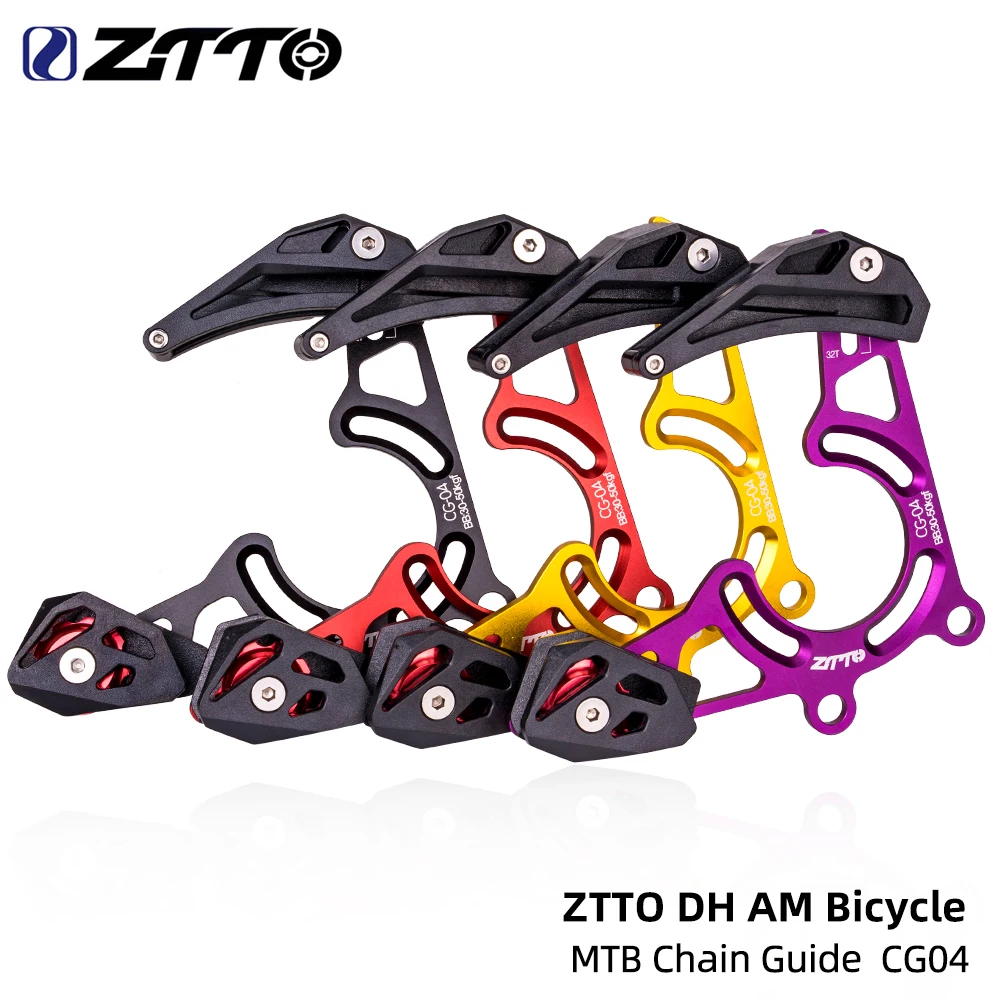 ZTTO Enduro DH Guide Chain FR XC Bashguard 32T-38T Single Speed Device Catcher Keeper Spec ISCG05 BB Mount Protector | Спорт и