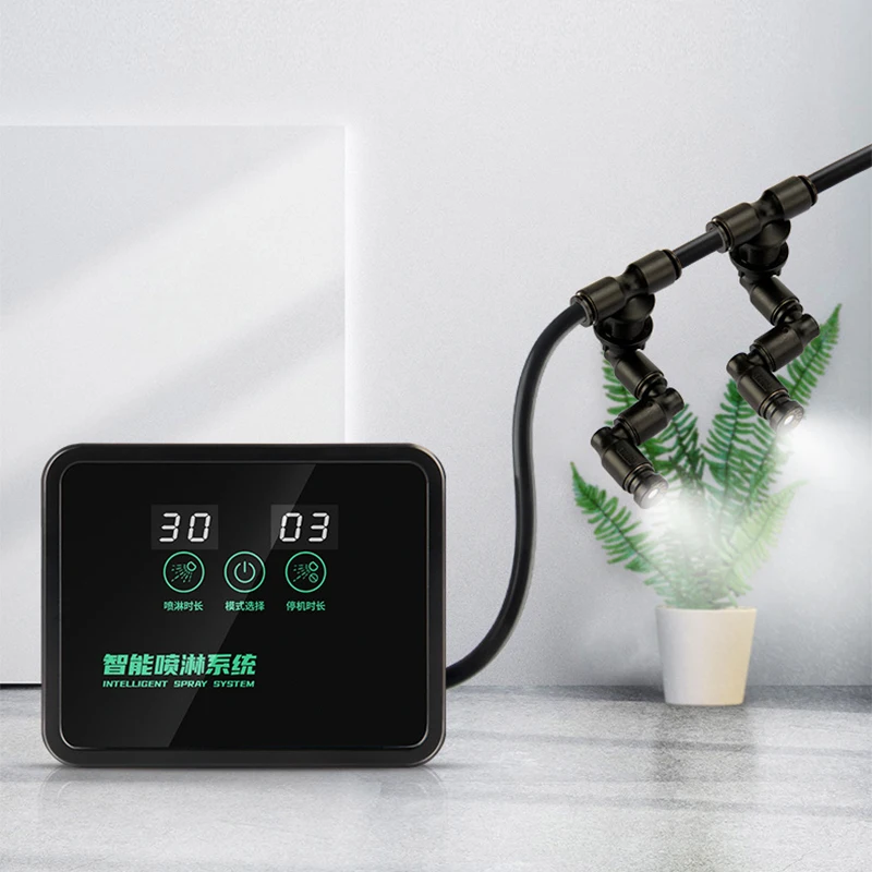 

Умная автоматическая система распыления тумана с ЖК-экраном