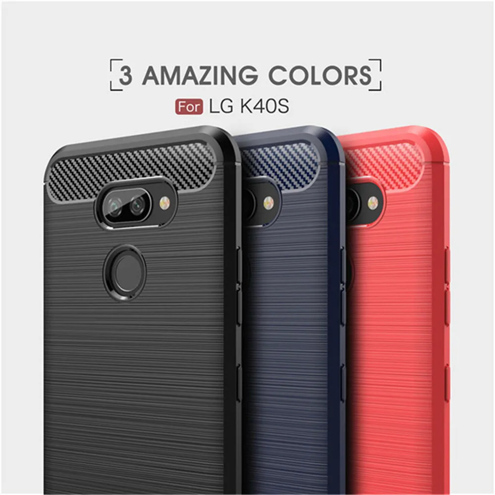 Для LG K40S чехол 6 1 дюймов роскошный полностью мягкий силиконовый из ТПУ