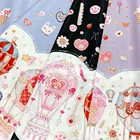 Лолита воздушный шар Печатный Текстиль полиэстер ткань DIY лоскутное шитье для платья принцессы Детская одежда материал