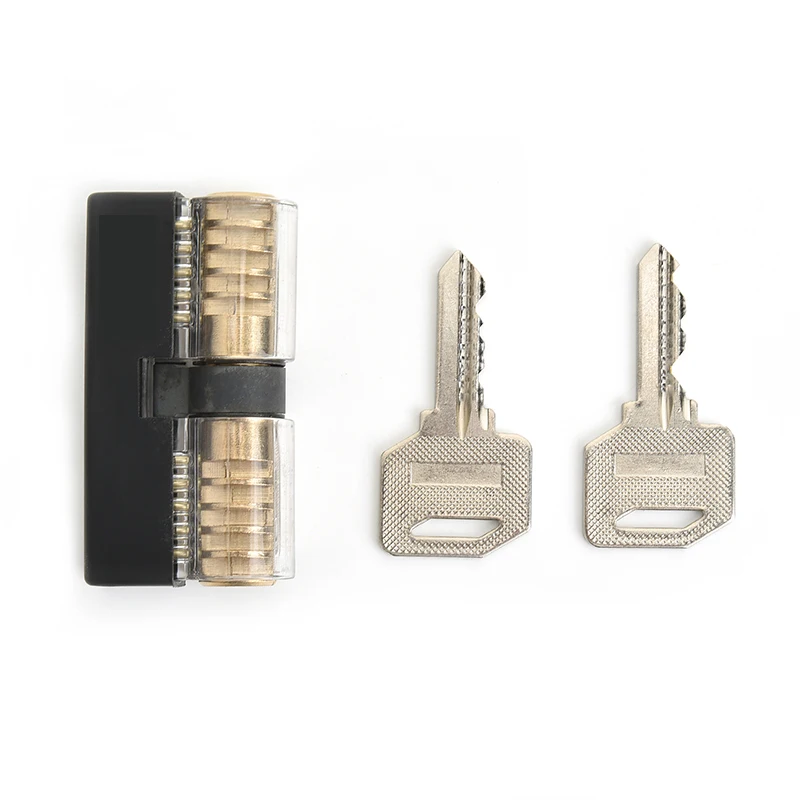 Набор прозрачных замков для тренировок слесарные принадлежности Натяжной ключ