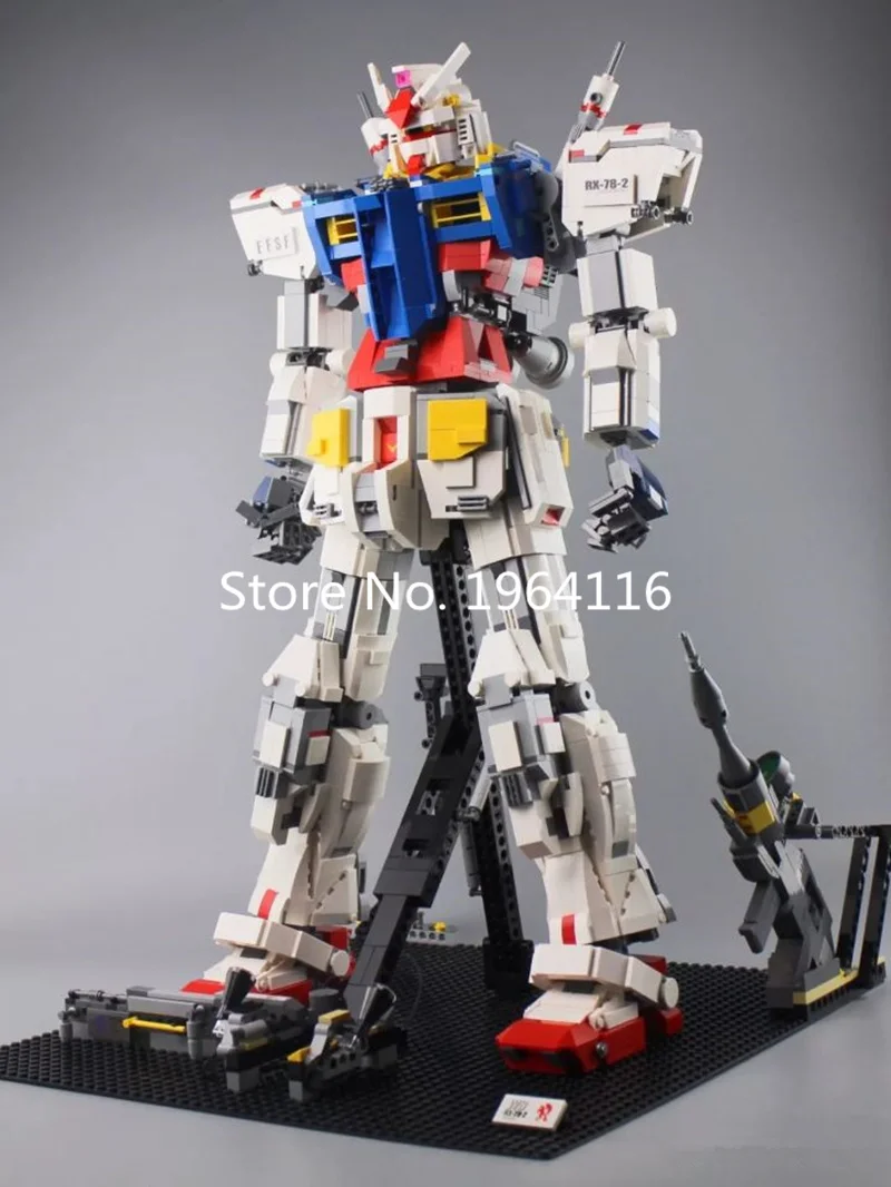 Новые идеи серии 1: 60 Gundam RX-78-2 Модели Строительные блоки наборы с фиксированным кронштейном классические MOC Creator игрушки для детей