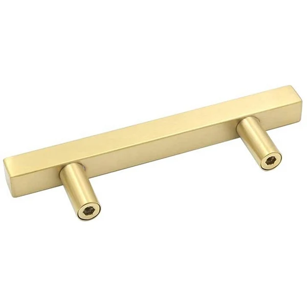 3 дюйма золотого цвета для ящика тянет ЛАТУННЫЙ Шкаф Тянет золотые ручки ящиков