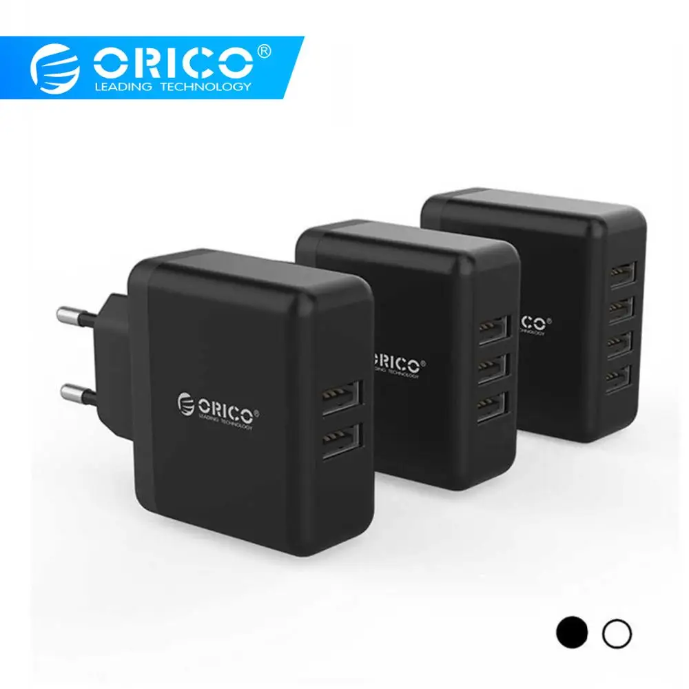 Orico универсальное USB зарядное устройство 5V2. 4A портативное дорожное настенное зарядное устройство адаптер с европейской вилкой зарядное устройство для мобильного телефона для samsung iPhone ноутбука