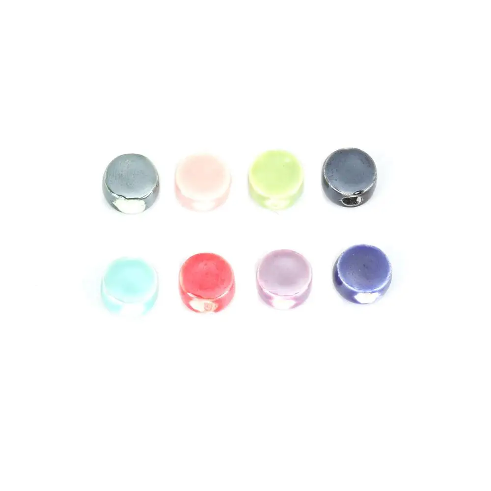 DoreenBeads керамические бусины Круглые Королевский синий цвет красочные