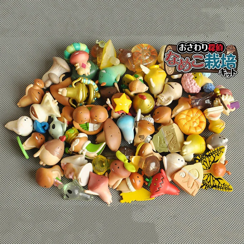 50 шт./лот Японские Аниме грибы Funghi garden Funghigarden капсулы еда Игрушечная модель куклы