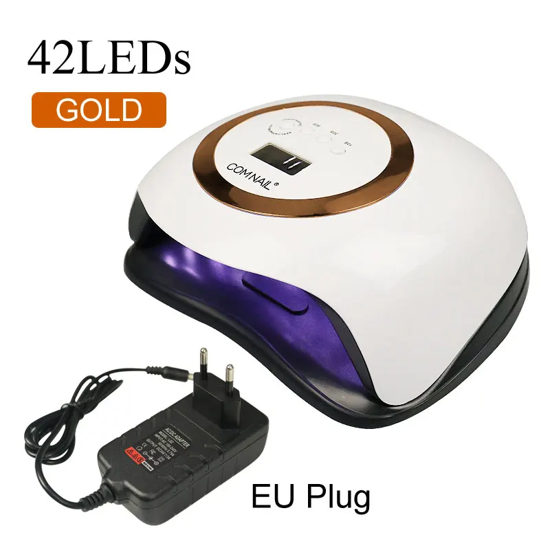 Новая светодиодная УФ лампа для ногтей маникюра с ЖК дисплеем умный датчик