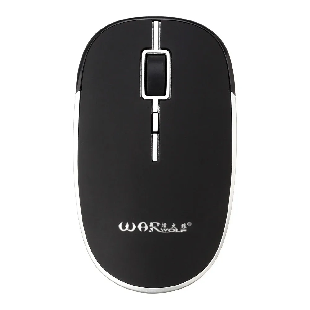 Перезаряжаемая Беспроводная игровая мышь 1600 dpi аккумулятор 2 4G геймер 4 кнопки