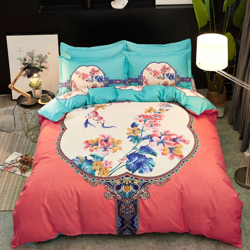 

Butterfly 4pcs Kid Girls Bedding Set Flower Bed Cover Cartoon Duvet Comforter Cover Adult Child Bed Sheets Pillowcases