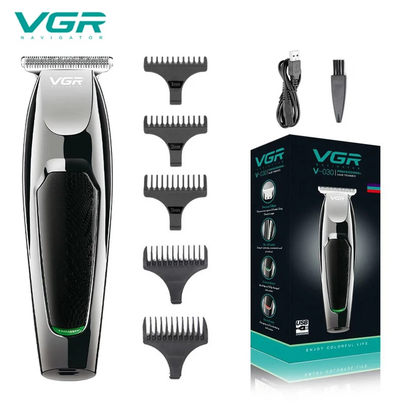 Профессиональная машинка для стрижки волос VGR водонепроницаемый электрический