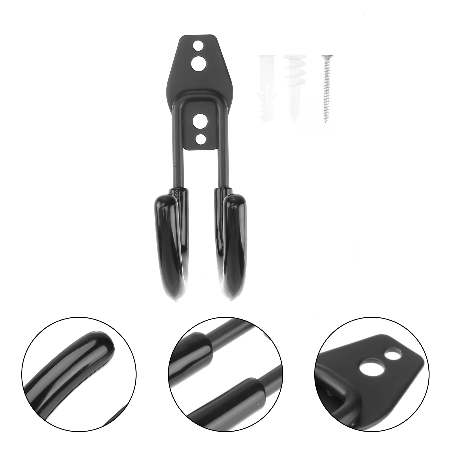 

Многофункциональный крючок для инструментов, круглые металлические крючки для хранения, настенный органайзер, черный