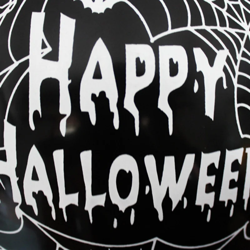 

20PCS/pack Halloween Themed Party Balloons Halloween Decorations For Home Halloween Orange And Black Latex Party Decor Balloons