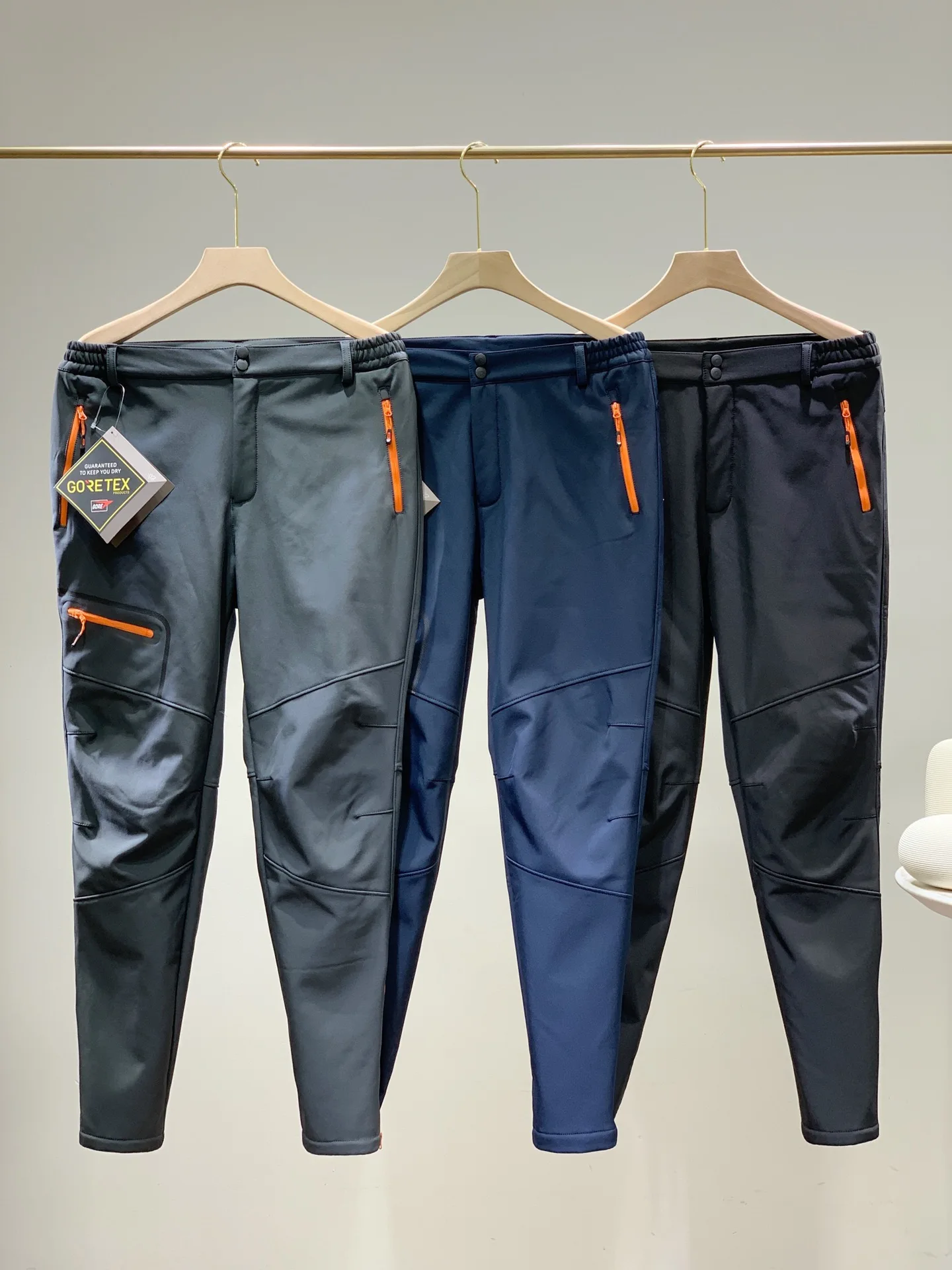 

13035110 Men Fleece Waterproof Outdoor Pants Autumn Winter 2021 Men Softshell GORE-TEX Hiking Mountain Pants Trousers