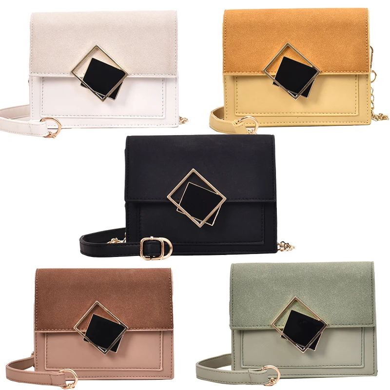 

Lady popular chain shoulderbag vogue women crossbody bag woman wallet on chain graceful girl WOC casual purse LongLight