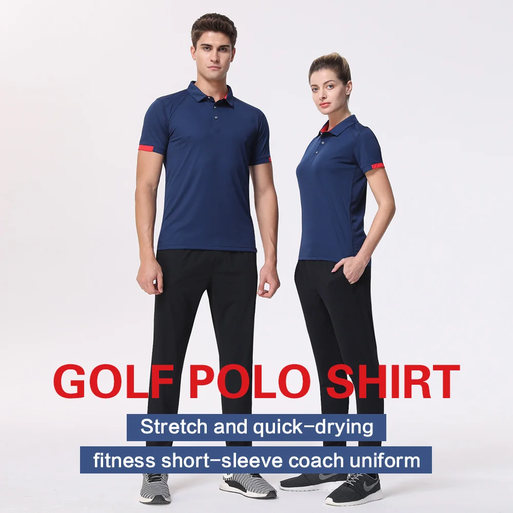Men's Casual Polo Shirt, Short Sleeve Lapel Golf Wear, Breathable, Men's Golf Polo Shirt, Golf Clothing, Summer Sports T-Shirt