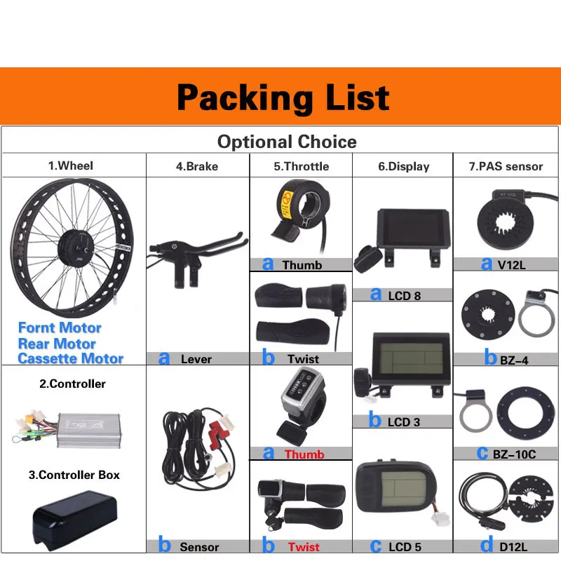Preise Fett Bike Elektrische Rad 48V 500W Schnee Bike Kit 36V 350W Elektrische Bike Conversion Kit 4,0 Rad Ebike Kit MXUS XF15-Fat Hub Motor