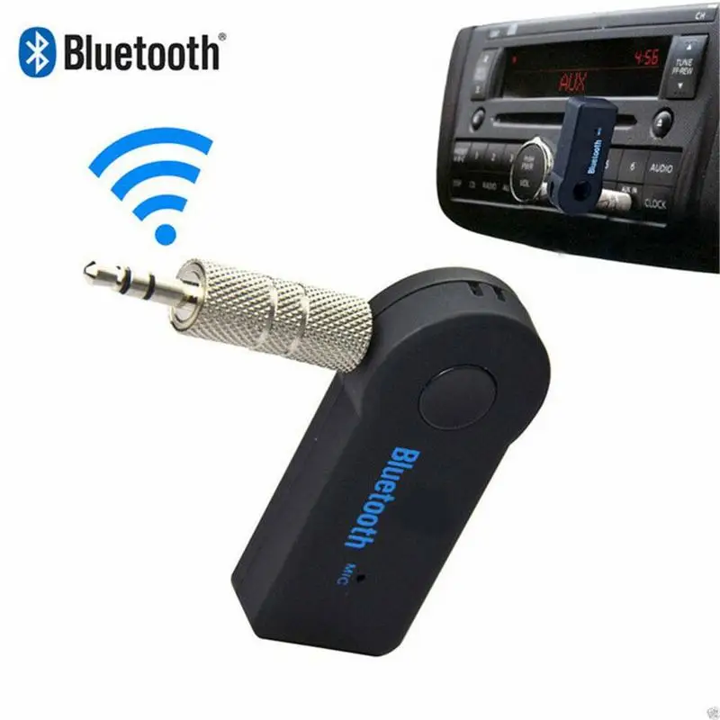 

Car Bluetooth Music Receiver Bluetooth Car Handfree Kit A2DP Stereo Wireless Aux Audio Music Receiver Vehicle Mp3 Player Adapter
