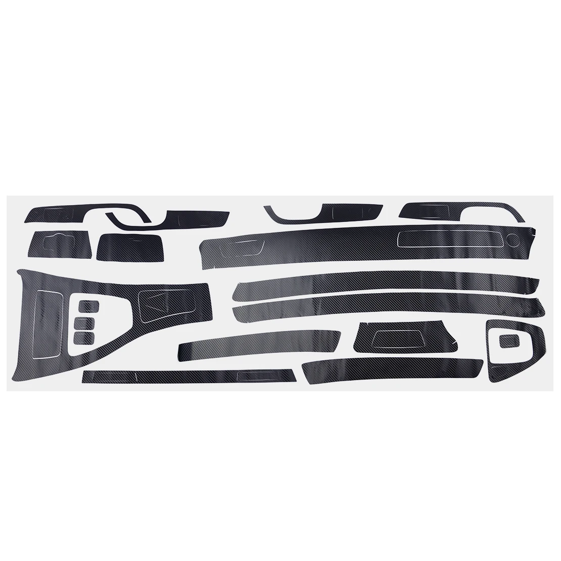 15 шт. углеродного волокна Стиль интерьер Стикеры Наклейка декоративная отделка