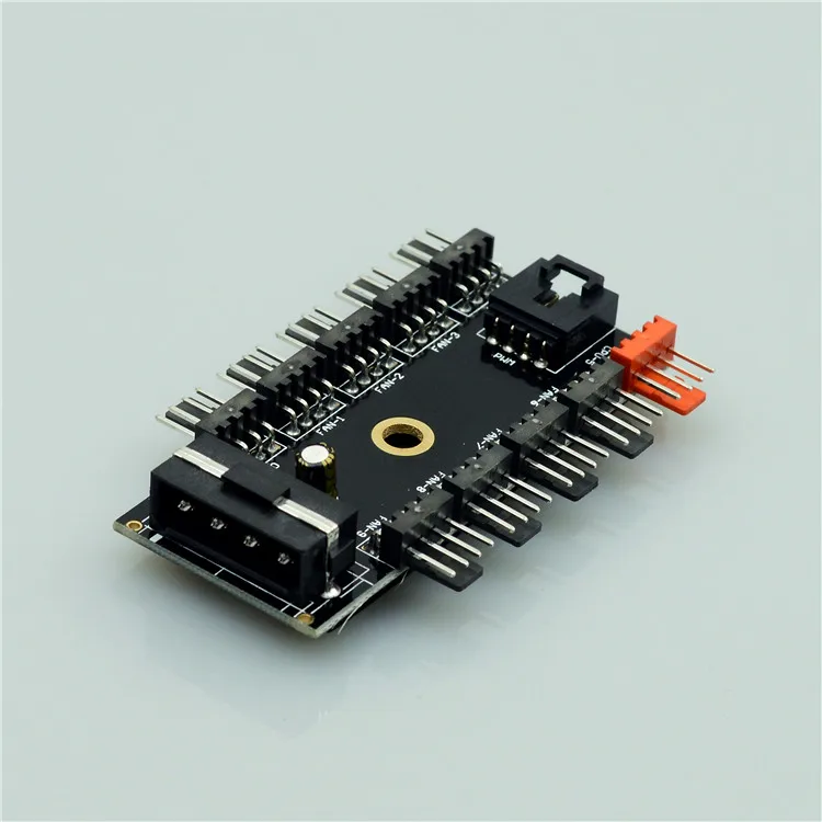 Материнская плата 4Pin хаб PWM чехол для компьютера сбора вентилятора SATA интерфейс