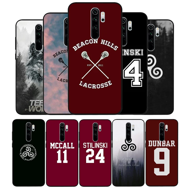 Чехол для телефона Teen Wolf Stilinski 24 McCALL 11 LAHEY 14 Xiaomi Redmi note 8 7 6 5 4 Pro redmi 4A 4X Plus Мягкий