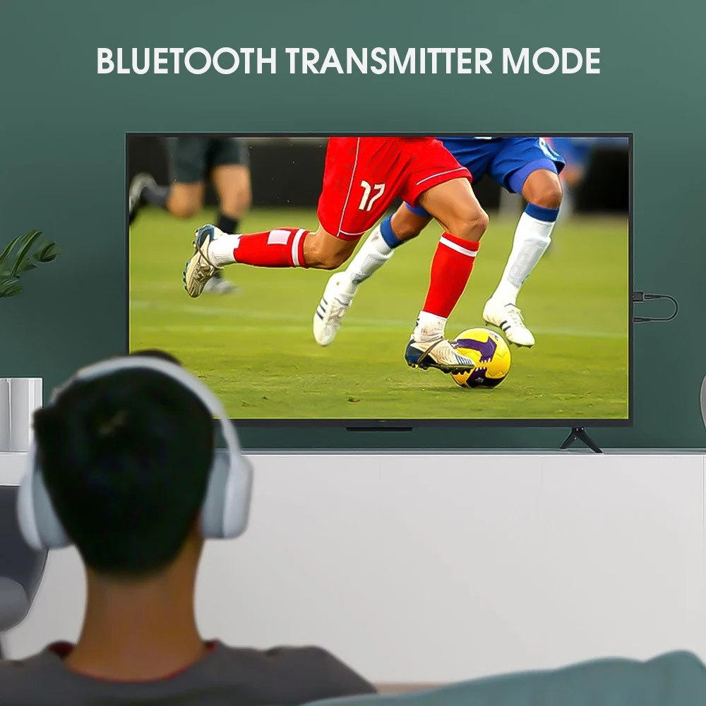 5 0 USB Bluetooth передатчик для ТВ на наушники Mini 3 мм AUX приемник TX RX режим стерео