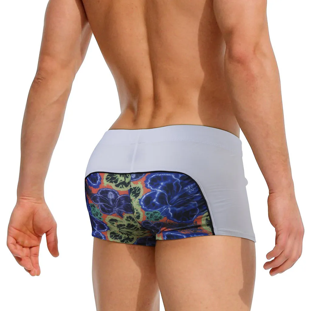В стиле пэчворк и мультяшным цветочным узором флага пляжный спортивные трусы