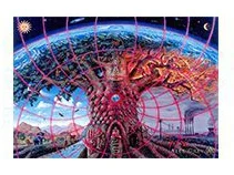 24 Настенное искусство Alex серый Oversoul трипси-психоделический абстрактный плакат шелковая ткань печать Картина Настенная картина домашний декор - Цвет: 24