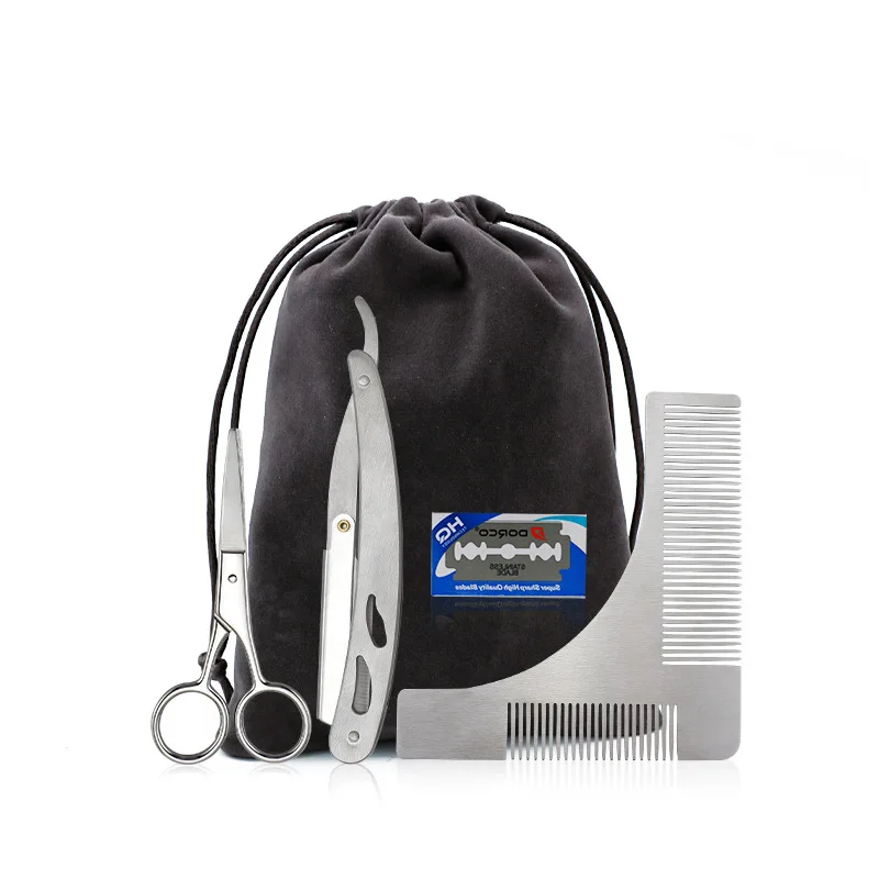 Для мужчин для бороды из нержавеющей стали набор борода моделирующая шаблон