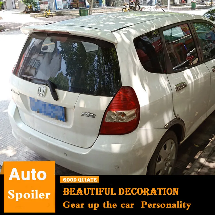Для Honda Fit спойлер 2004-2007 Jazz Высокое качество ABS Материал заднее крыло автомобиля