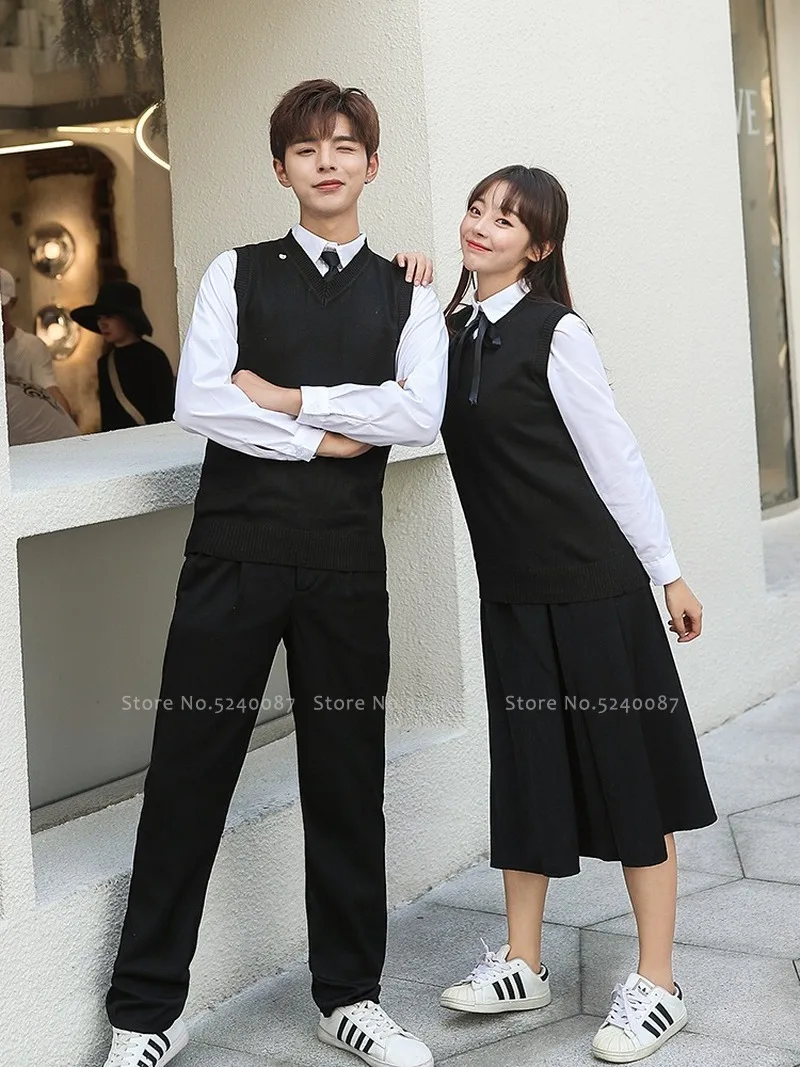 Женский и мужской костюм для косплея вечерние костюмы со свитером жилетом