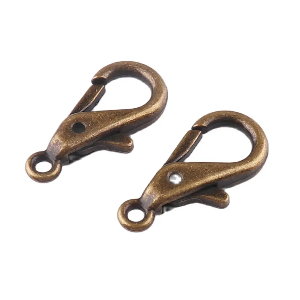 

30 pcs Bronze Lobster Clasp Hook and Open Circle Jump Rings DIY necklace bracelet Jewelry Making Accessories