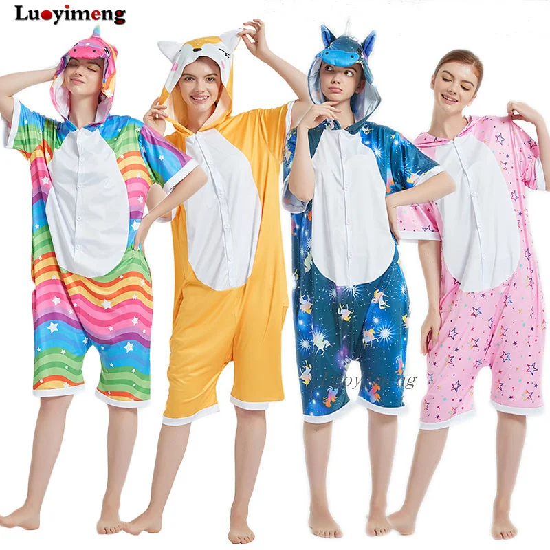 Пижама кигуруми с единорогом для взрослых 2020 |
