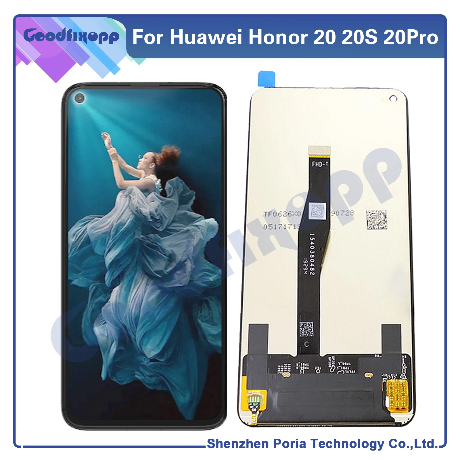 ЖК-дисплей с сенсорным экраном и дигитайзером в сборе для Huawei Honor 20, 20S, 20 Por, сенсорный ЖК-экран для Honor 20pro, YAL-L21 AL50 ЖК-дисплей с сенсорным экраном и дигитайзером в сборе для Huawei Honor 20, 20S, 20 Por, сенсорный ЖК-экран для Honor 20pro, YAL-L21 AL50