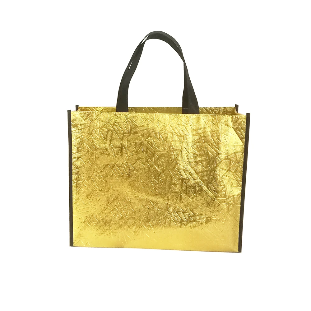 Роскошные блестящие подарочные пакеты с индивидуальным логотипом и ручками