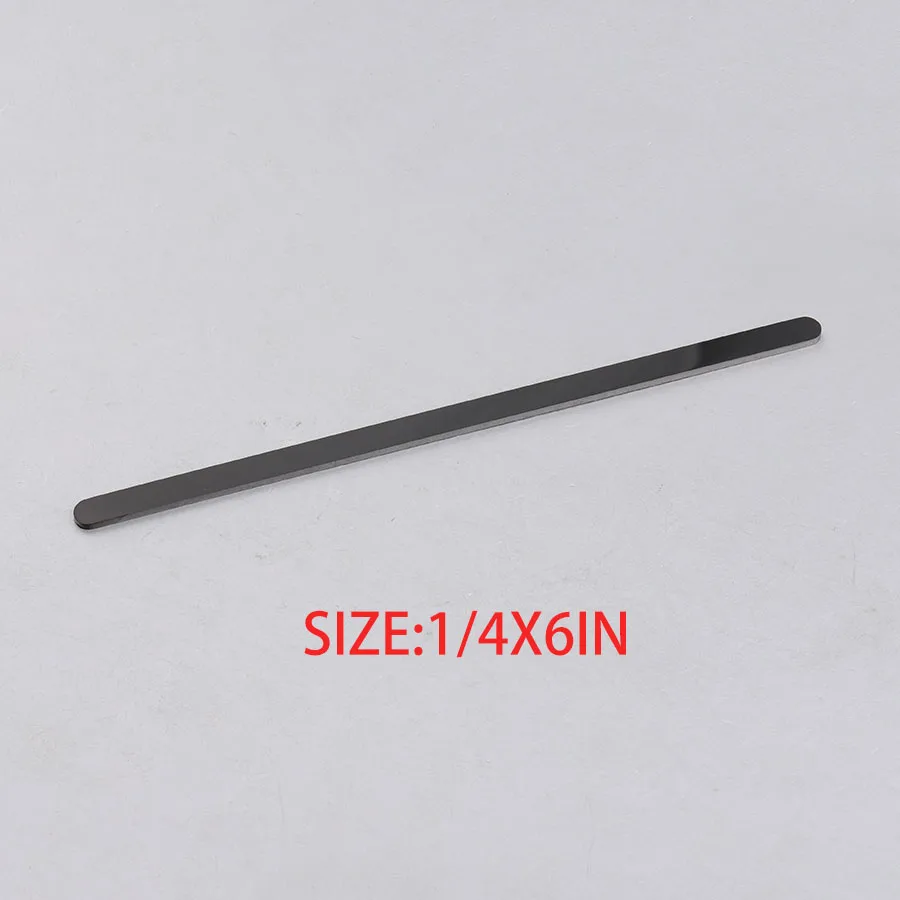 0.25inx6in black Fnixtar DIY C Открытый Браслет-манжета материал зеркальная полировка нержавеющая сталь прямоугольная подвеска-заготовка 1/4*6 дюймов(6x152 мм) 10 шт./лот - Окраска металла: 0.25inx6in black