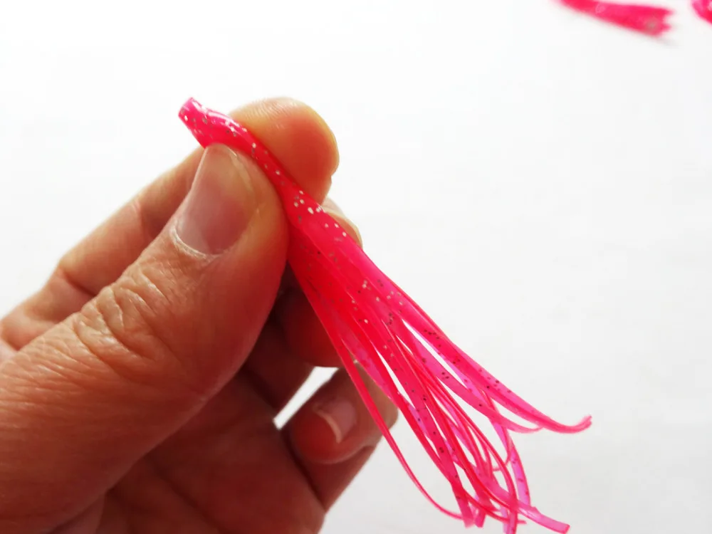 Приманка рыболовная красная 70 мм мягкий кальмар 20 шт. | Спорт и развлечения