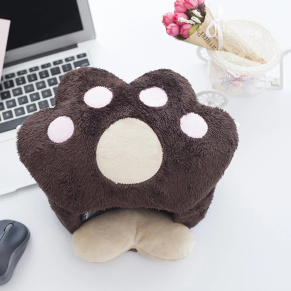 Коврик для мыши с подогревом USB подогреватель рук зимний утолщенный плюшевый