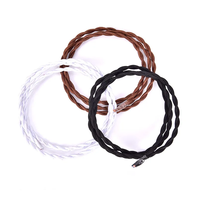 1 м 2 ядра электрический шнур винтажный антикварный Плетеный витой светильник из